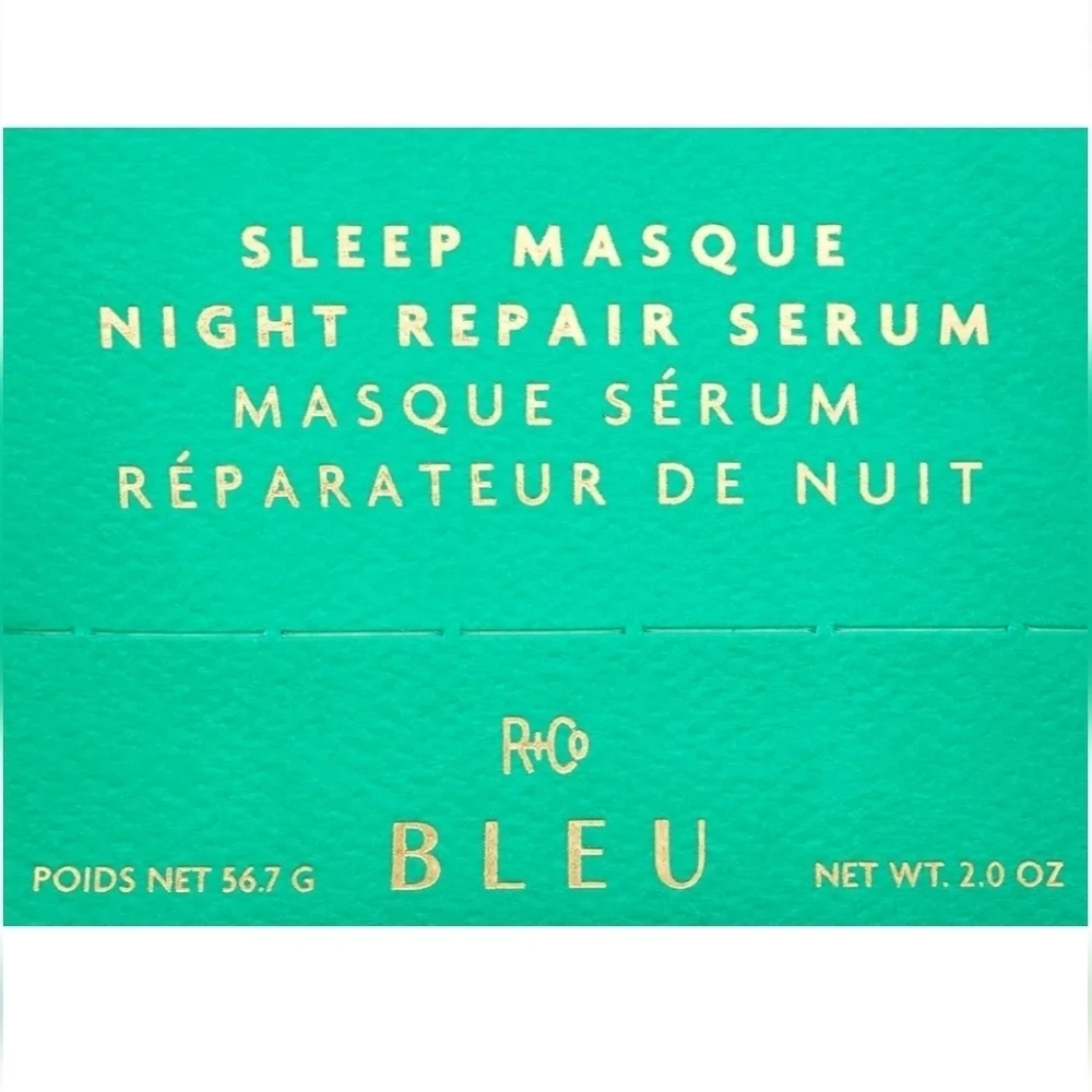 R+CO Bleu Sleep Masque Night Repair Serum Vegan Overnight Hair Treatment 2‎ OZ